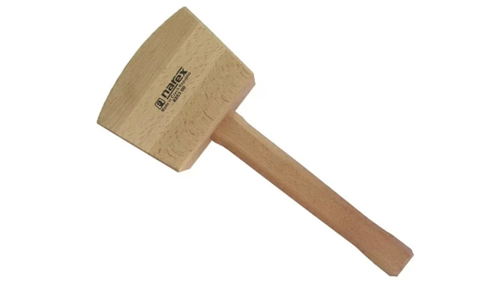 This heavy duty beech bench mallet (item #101-750)  will really help you drive your chisel home in mortises