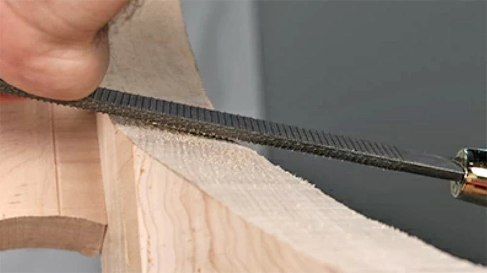 Rasps are the perfect tool to help you start shaping your furniture.