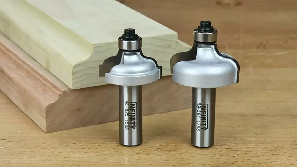 Classic ogee router bits.
