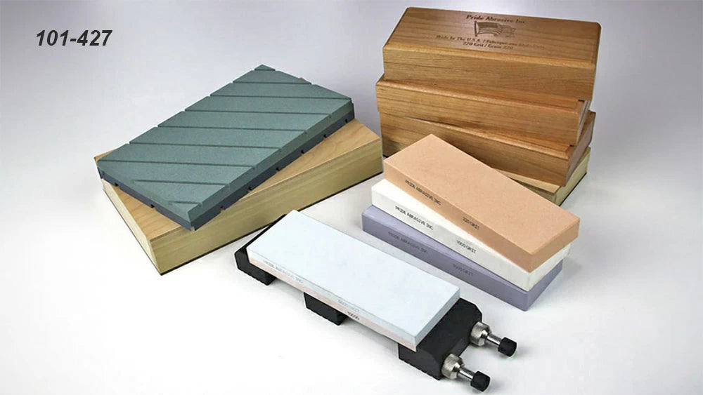 All Pride Abrasives sharpening stones are made in Bristol, Wisconsin and have been since they were founded in 1978.