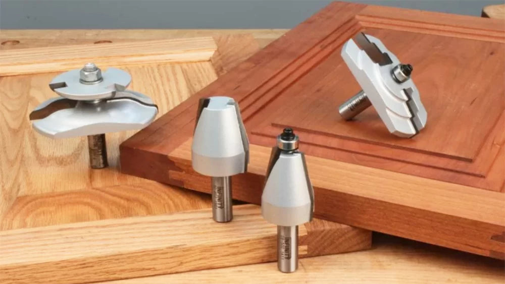 Infinity Cutting Tools offers a wide range of router bits for creating raised panels for your cabinet doors.