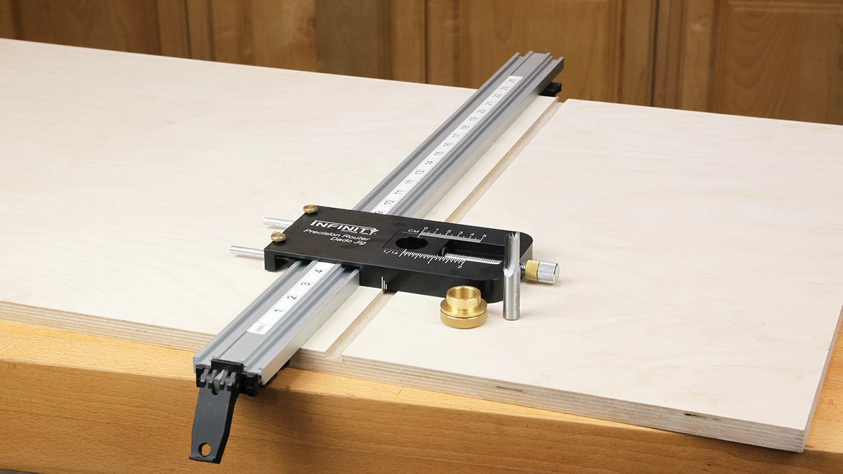 Using different combinations of bushing and router bit diameters allows you to create different offsets. This can be handy for a number of different projects such as when you need a stepped rabbet.