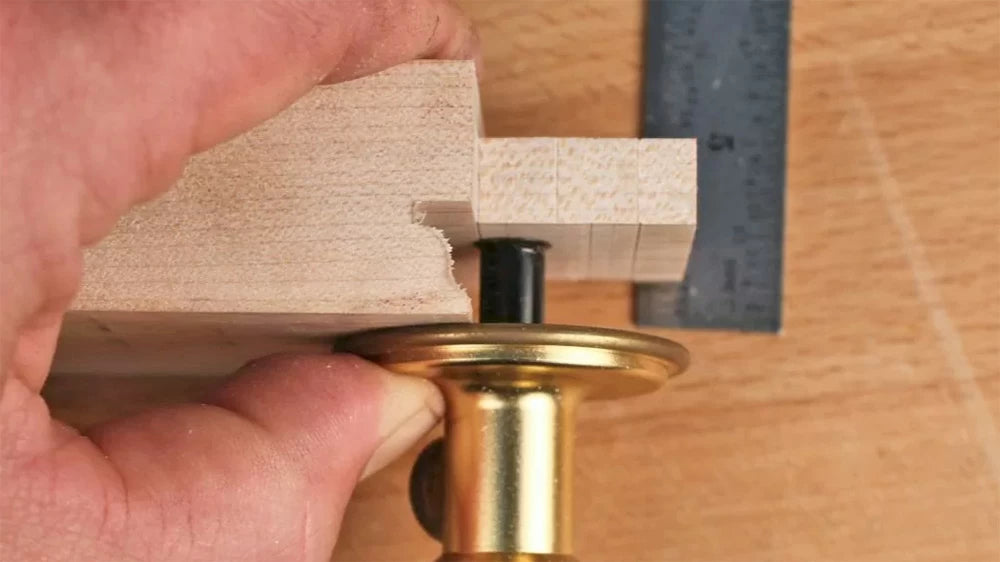 The wheel marking gauge works perfectly to lay out the mortises.