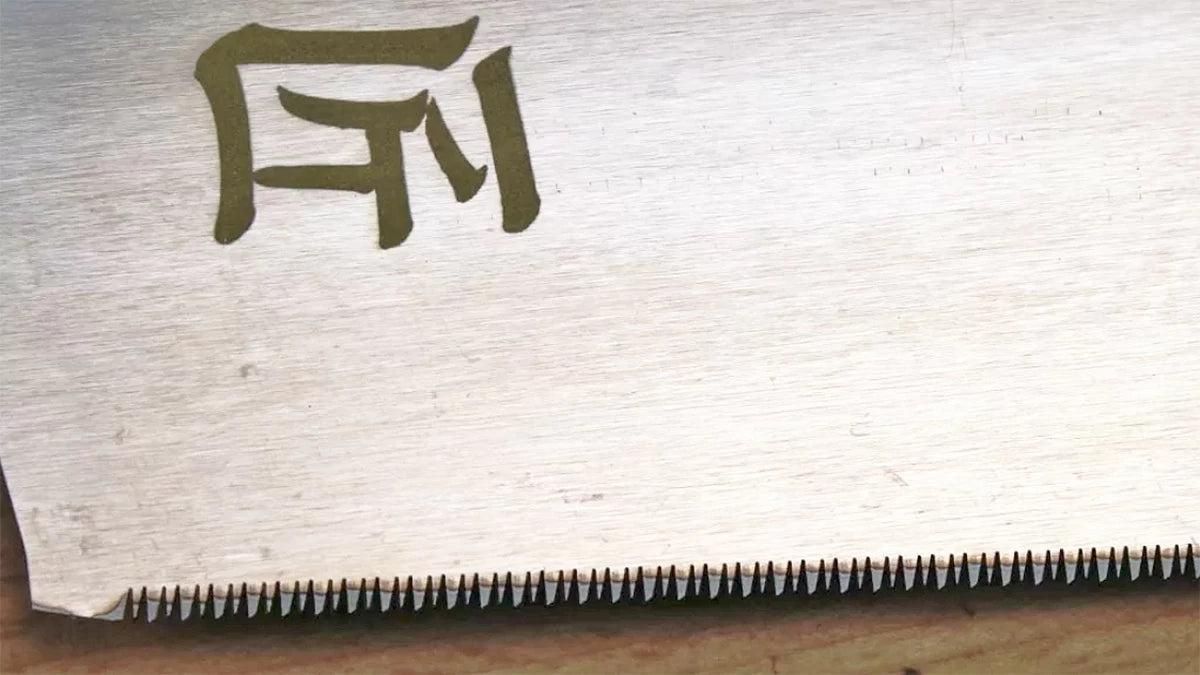 Using a Dozuki Saw (101-887) for Fine Cuts