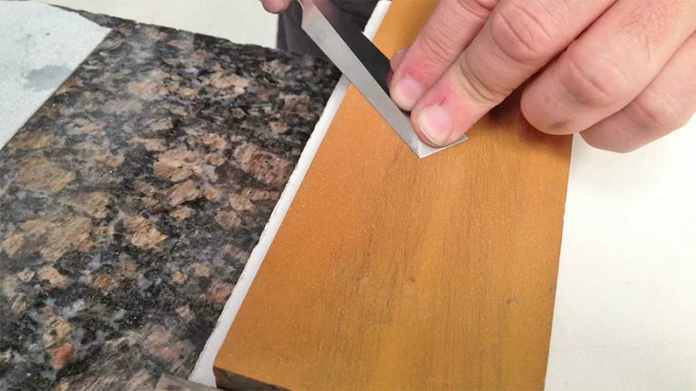 Flatten the back of your chisel to a mirror polish by going through all of the grits on your sharpening stones.