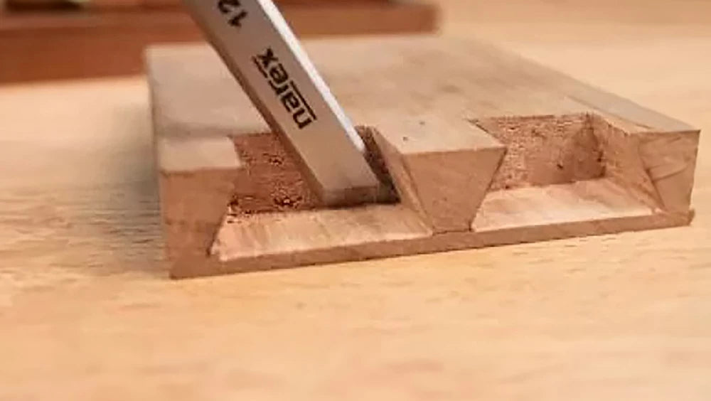 The best thing about a skew chisel is its ability to get into places other chisels can't. They produce a beautiful shearing cut that leaves a precise, chip-free surface on delicate workpieces.