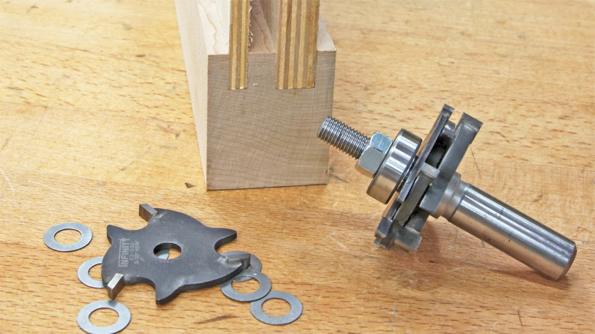 The 61-503 Full-Stack Slot Cutter Router Bit Set