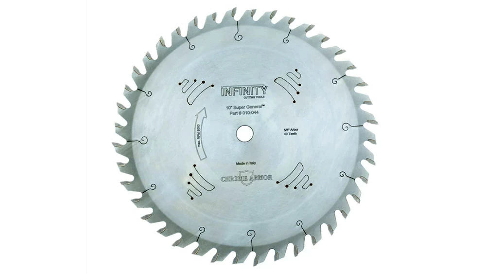 If there's a table saw blade that's used the most by woodworkers, it has to be a combination table saw blade. For the majority of cuts at the table saw, a combination blade will do the job with great results.