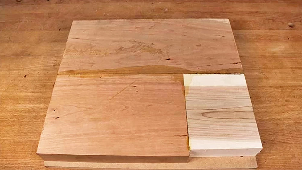 Some cherry and a chunk of maple glued together kickoff this Football Helmet tray nicely.