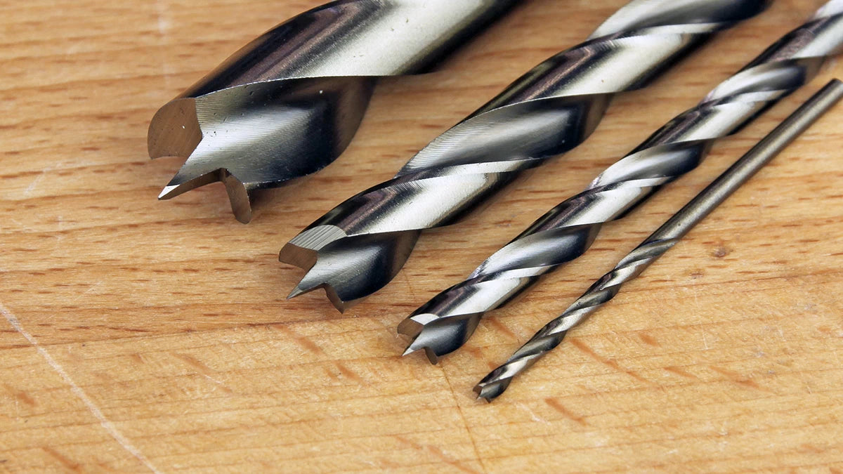 Viking Brad Point drill bits have precision machined tips for superior performance.