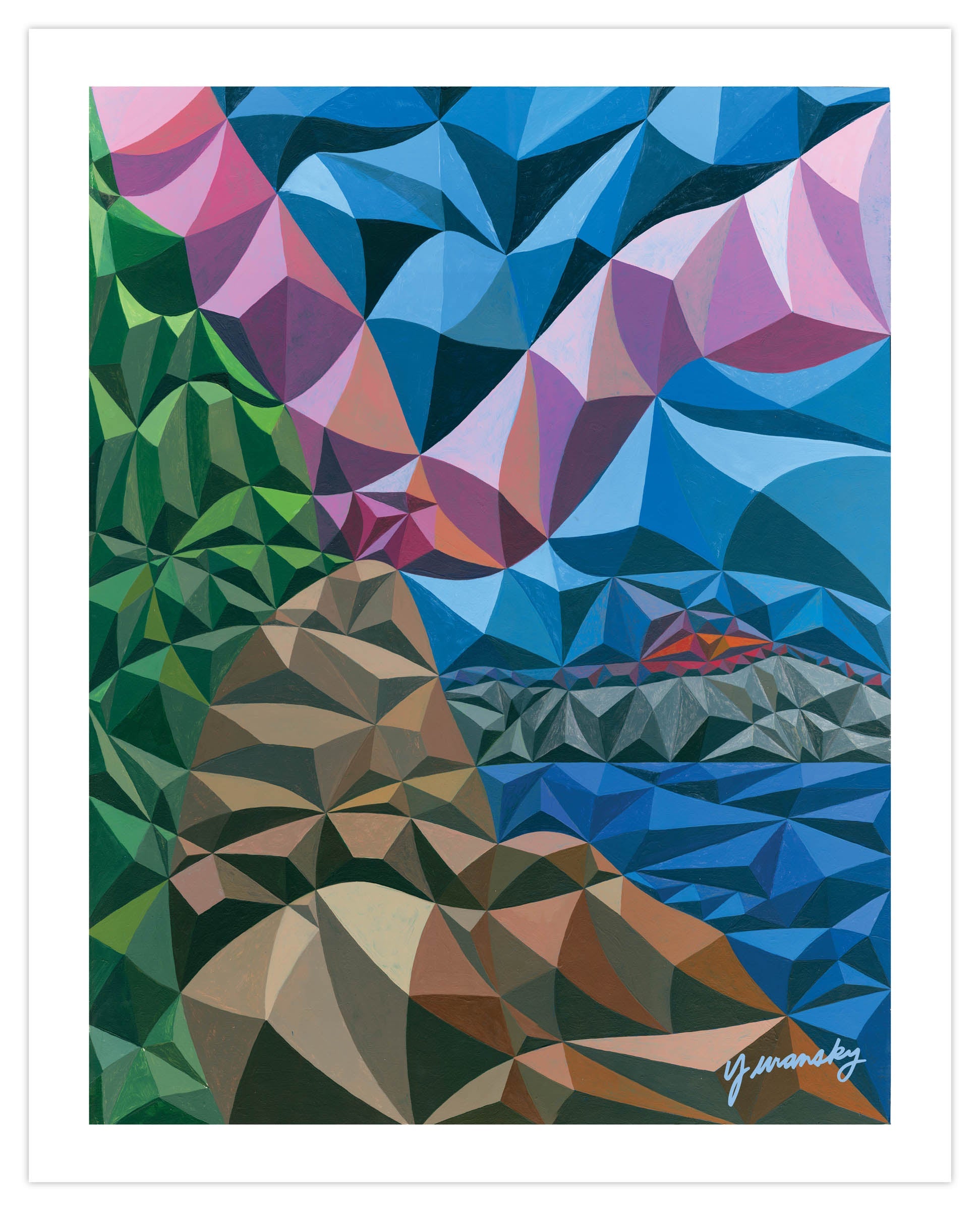 Zedist Crater Lake | Open Edition Print