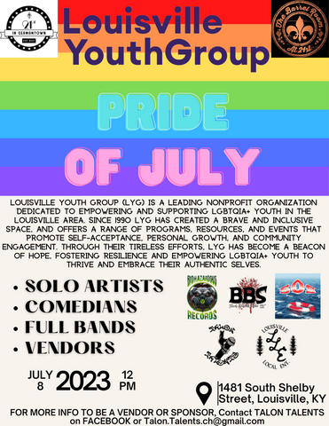 Pride of July Information