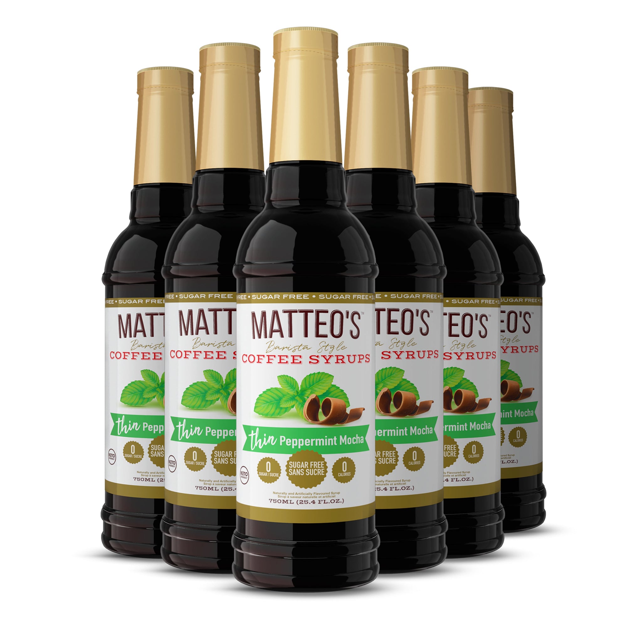 Sugar Free Coffee Syrup, Salted Caramel - Matteo's Coffee Syrup