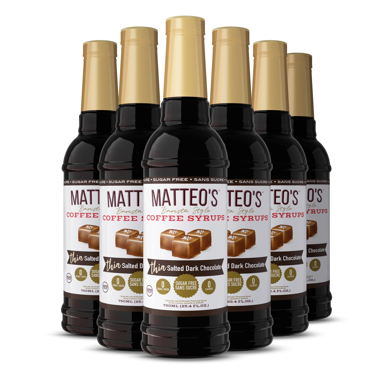 Sugar Free Coffee Syrup, Mint Chocolate Chip - Matteo's Coffee Syrup