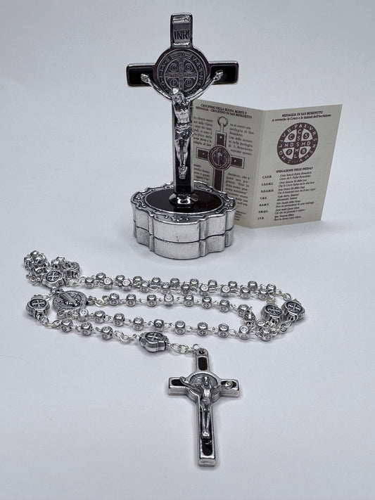 Cruz San Benito Metal Plata – San Benedetto Collections LLC.