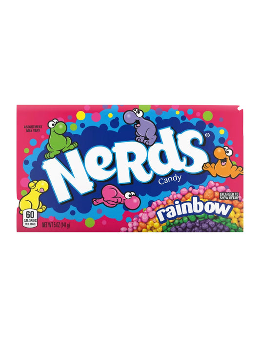  Nerds Gummy Clusters Candy, Rainbow, 3 Ounce Movie Theater  Candy Box (Pack of 12) : Everything Else