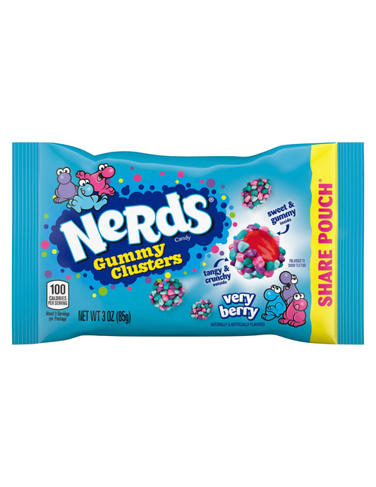 Nerds Twist & Mix Candy, Assorted Fruity Flavored Nerds Candy, 2.1 oz
