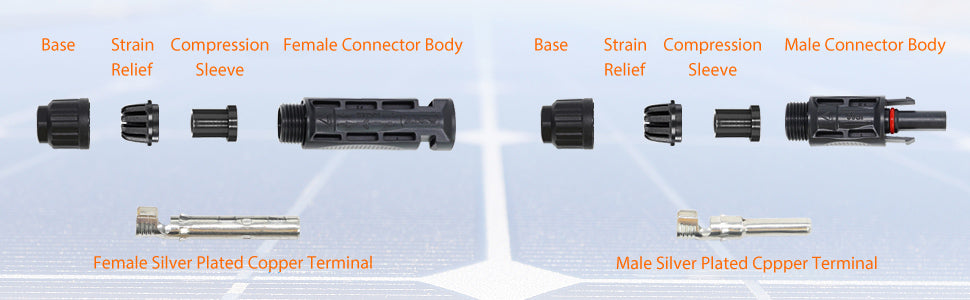 How to use MC4 connector