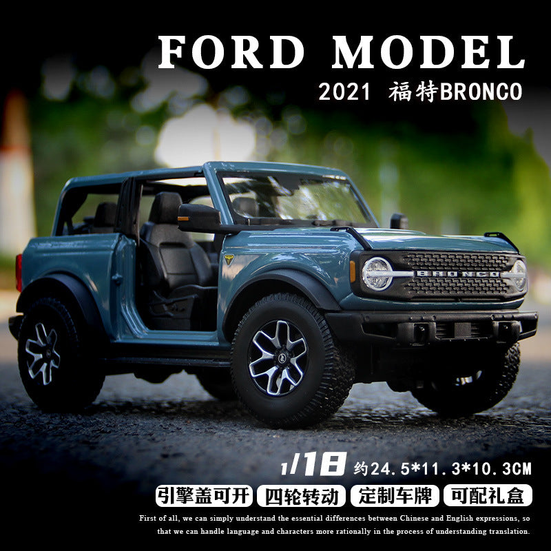 1:18 Ford Flamingo SUV car model large alloy simulation toy