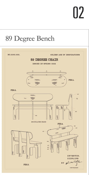 89 Degree Bench 長椅