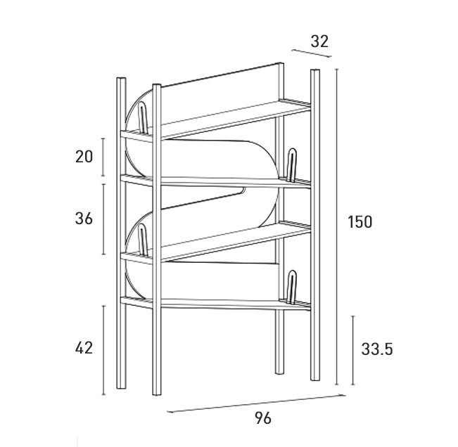 Arrangeable Bookshelf