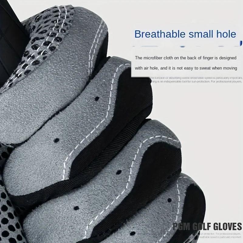 PGM Professional Golf Gloves Microfiber Cloth Fabric Breathable Non-Slip Gloves Club Swing Putting Training Gloves - Universal Wellness Group Pty Ltd