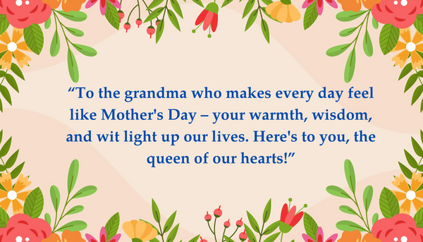 Happy Mothers Day Messages For Grandma