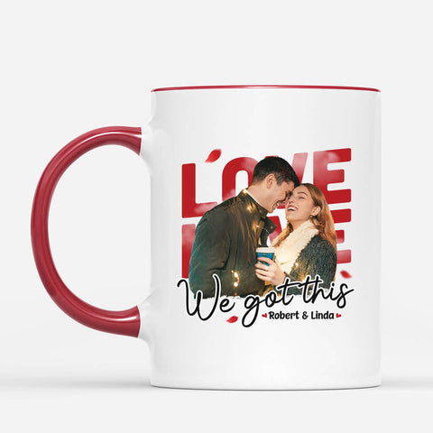 Personalised We Got This Mug with 2nd year love anniversary quotes