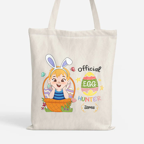 A Tote Bag For The Easter Egg Hunt