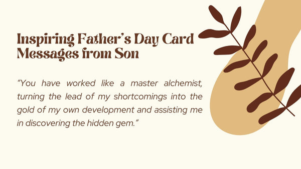 Inspiring Fathers Day Message From Son
