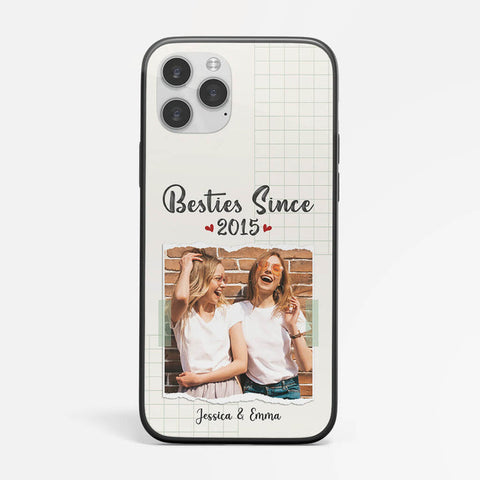 Personalised Besties Since Phone Case-birthday gift ideas 40