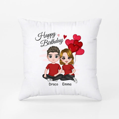 Personalised Happy Birthday Love Of My Life Pillow as 40th birthday gifts for wife