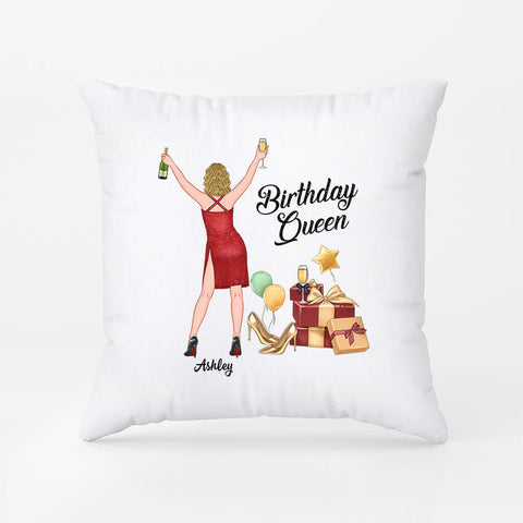 Personalised Birthday Queen Pillow as 40th birthday gift for wife