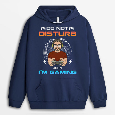 Personalised I'm Gaming Pullover Hoodie-40th birthday gift ideas