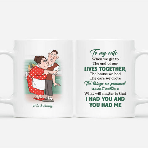 Personalised To My Wife Mug-40th birthday present ideas