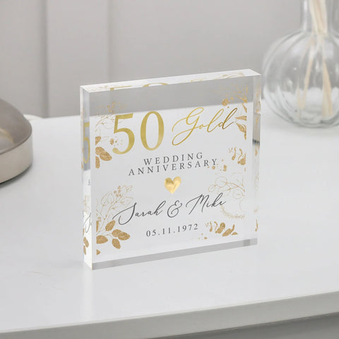 50th Wedding Anniversary Gift Ideas for Your Parents UK