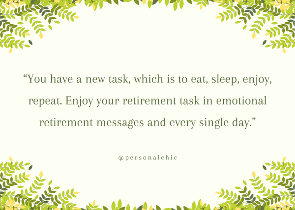 Emotional Retirement Messages For A Friend