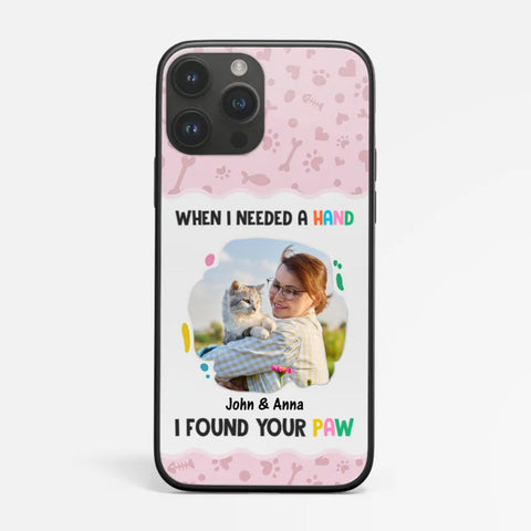 Customised phone case for pet lover with names, photo and text as Gifts For 60th Birthday Sister