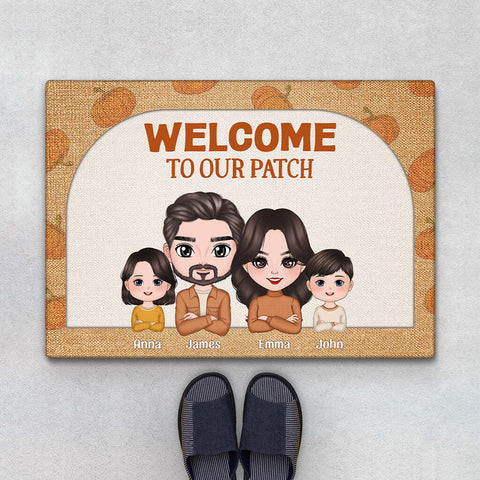 Welcome To Our Patch Door Mat