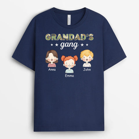 Dad Grandpa Kid Fist Bump Shirt as 7birthday presents for grandad