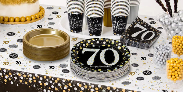 "Golden Years" Theme ideas for father's 70th birthday