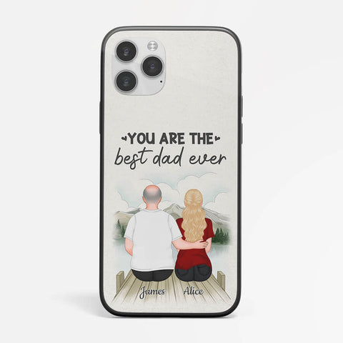 Personalised You Are The Best Dad Ever Phone Case as 70th Birthday Gifts Ideas For Dad[product]