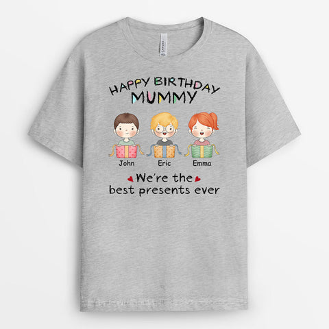 Personalised Happy Birthday Mummy T-Shirt- ideas for mum's 70th birthday present