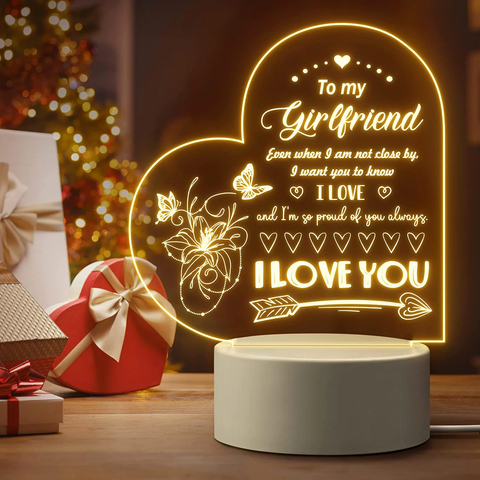 Romantic Christmas Gifts Ideas for Girlfriends - Personalised Light