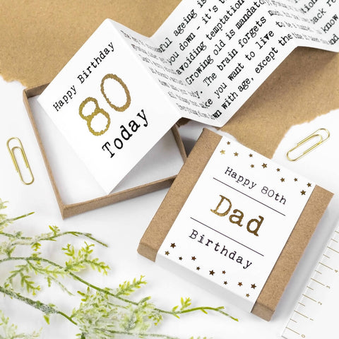 80th Birthday Gift Ideas for Dad