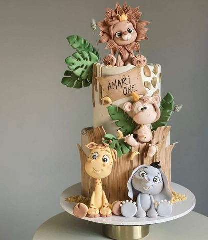 Animal Kingdom Cake Toppers - 1st birthday ideas