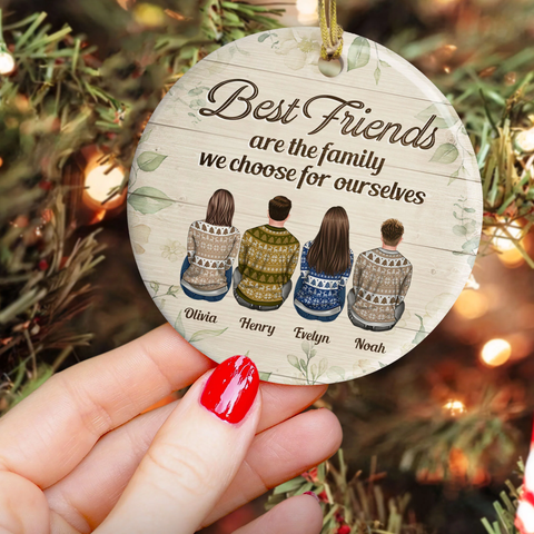 Christmas Gift Ideas for Best Friend - Personalised Ornaments