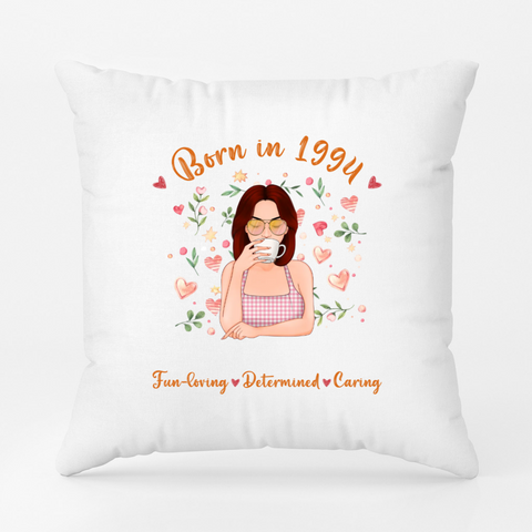 Personalised Born In Pillow