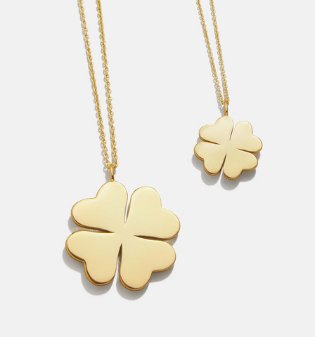 Custom Clover Necklace - When is St Patrick's Day 2024