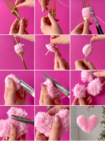 DIY Key Chain Heart Shaped - Mother's Day Gifts from Daughter